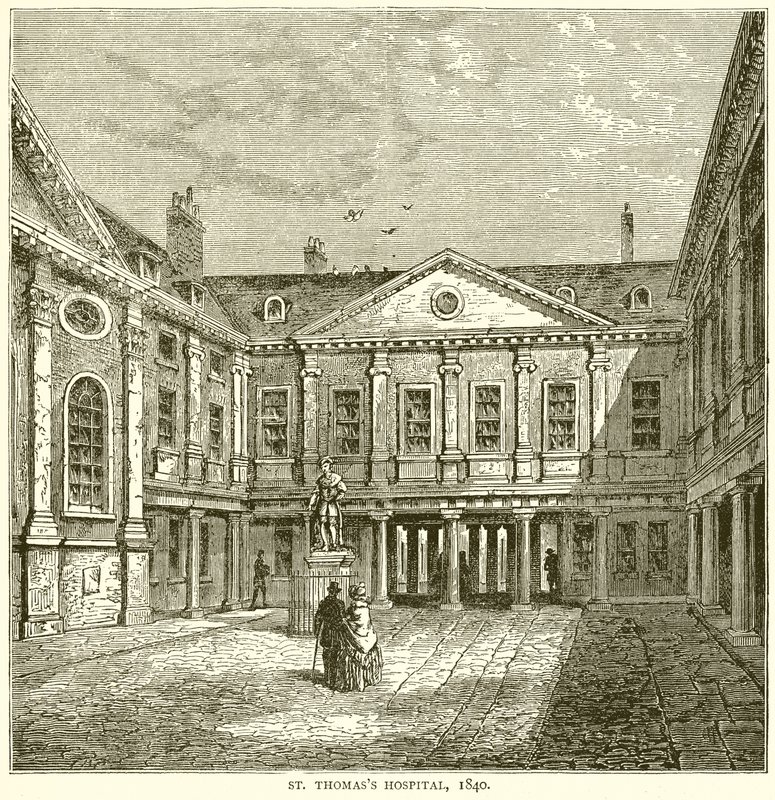 Hospital St. Thomass, 1840 de English School