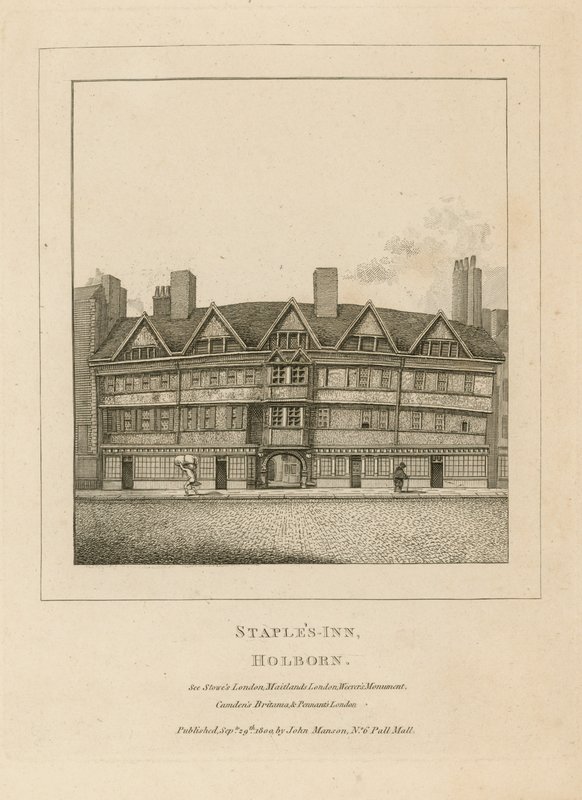 Staples Inn em Holborn de English School