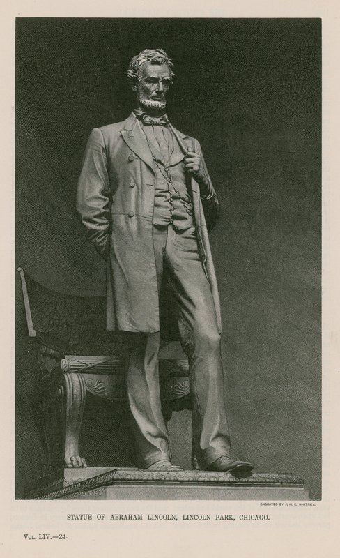 Estátua de abraham lincoln de English School