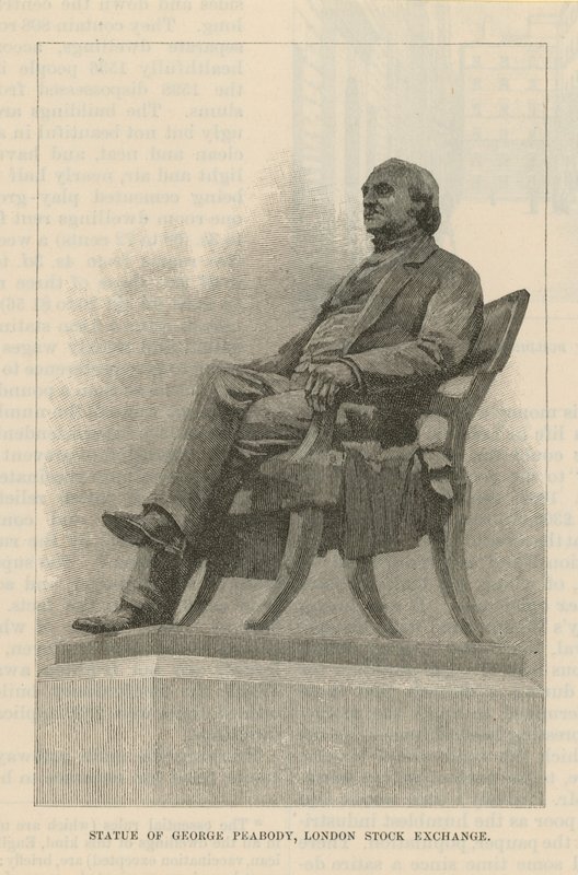 Estátua de george peabody de English School