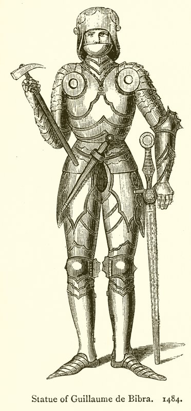 Estátua de Guillaume de Bibra. 1484 de English School