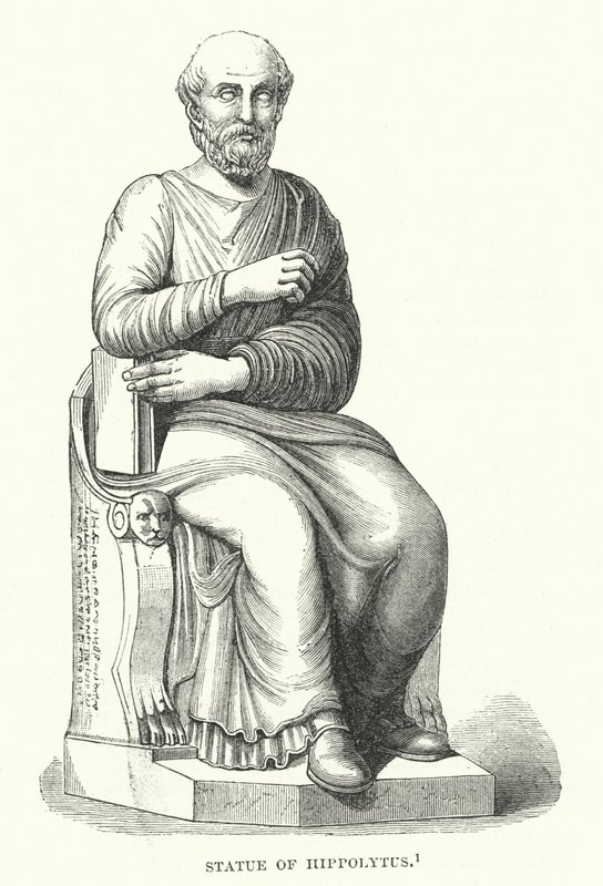 Estátua de Hipólito (gravura) de English School