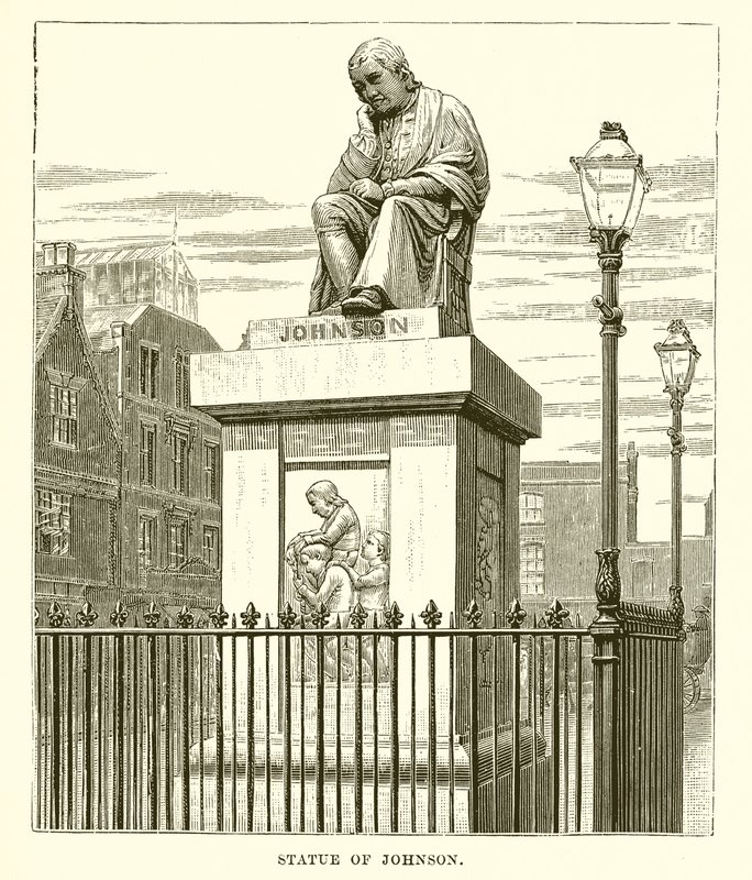 Estátua de johnson de English School