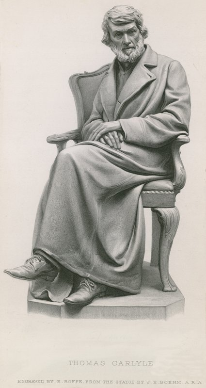 Estátua de thomas carlyle de English School