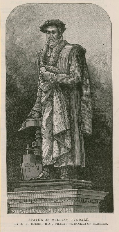 Estátua de William Tyndale de English School