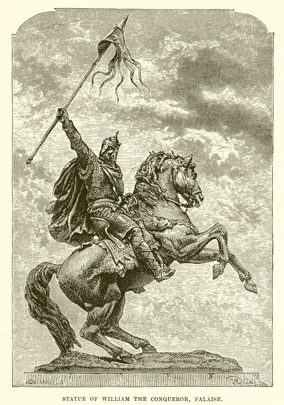 Estátua de Guilherme, o Conquistador, Falaise de English School