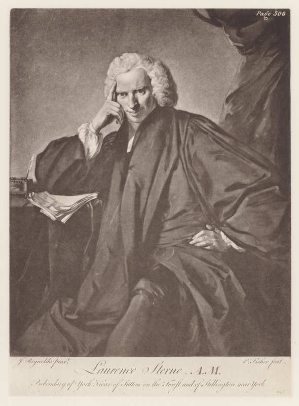 Sterne, Laurence (litho) de English School
