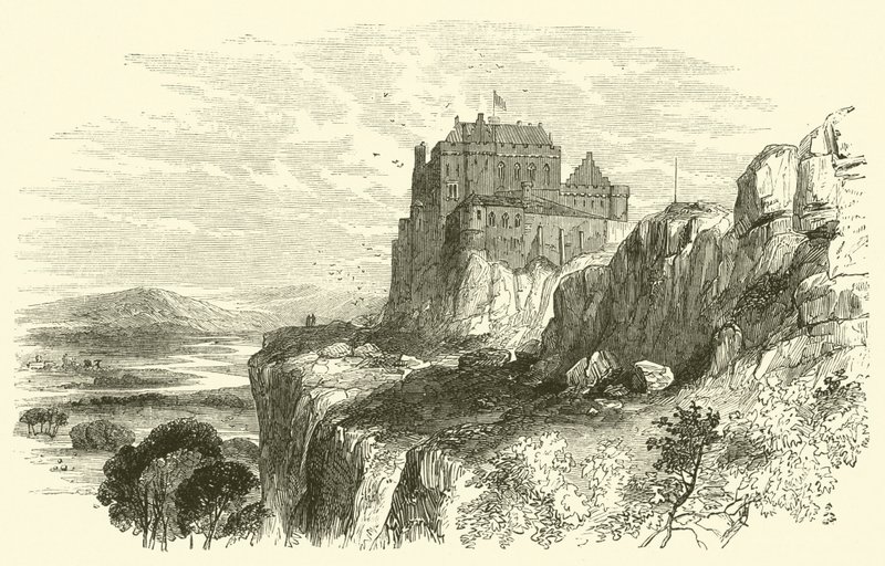 Castelo Stirling (gravura) de English School