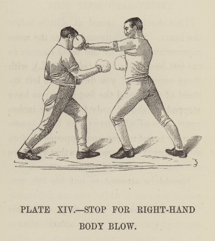 Parada para golpe de corpo direito (gravação) de English School