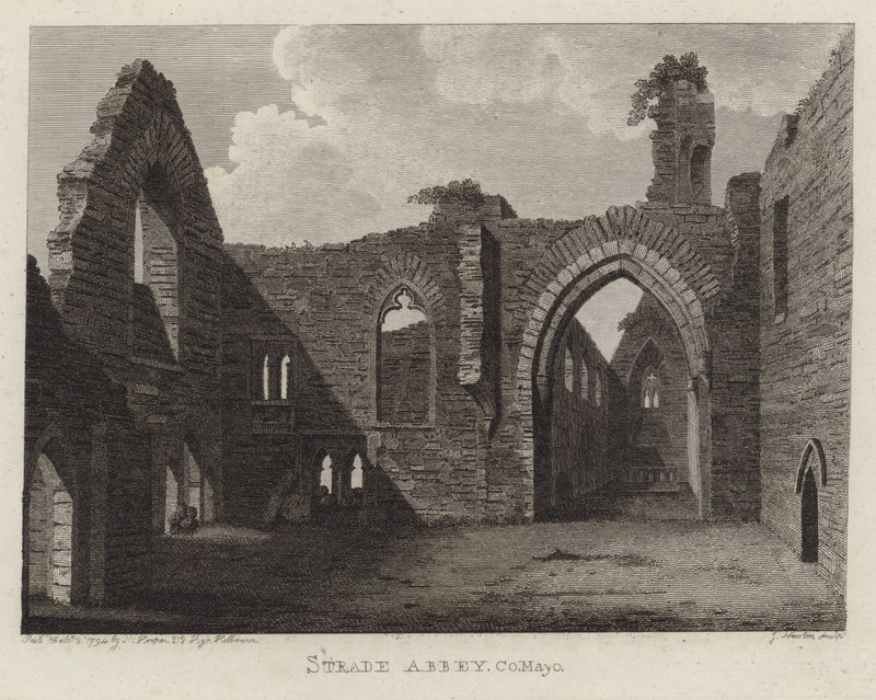 Strade Abbey, Condado de Mayo, Irlanda de English School