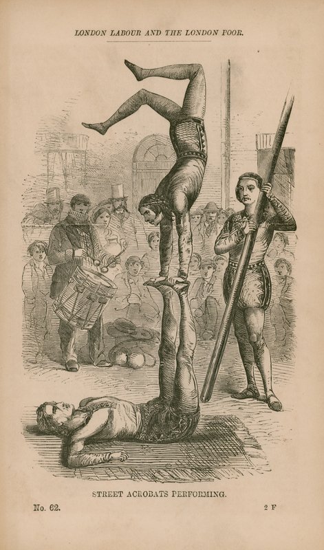 Street Acrobats Performing de English School