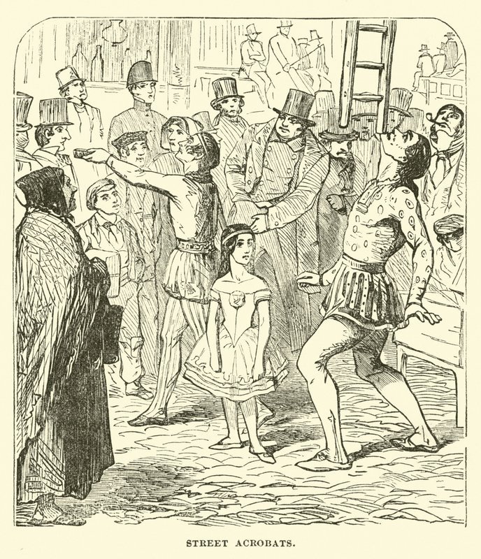 Acrobatas de rua de English School