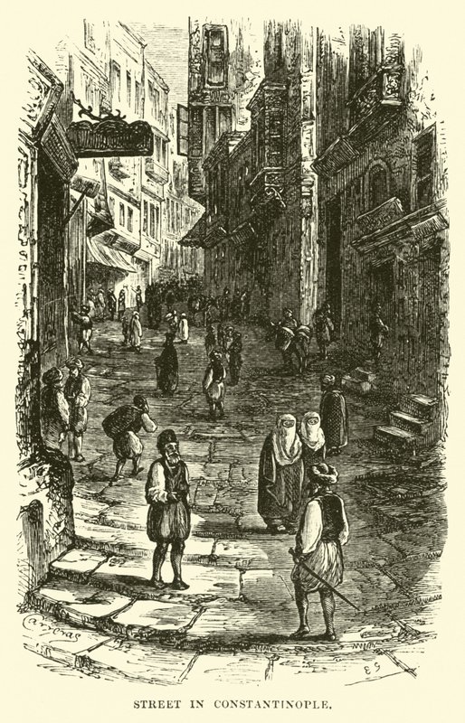 Rua em Constantinopla de English School