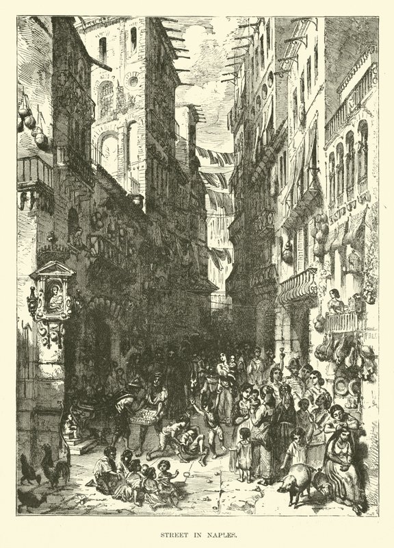 Rua em Nápoles de English School