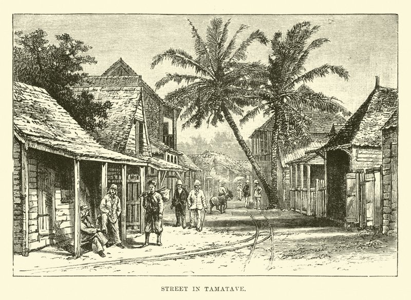 Rua em Tamatave de English School