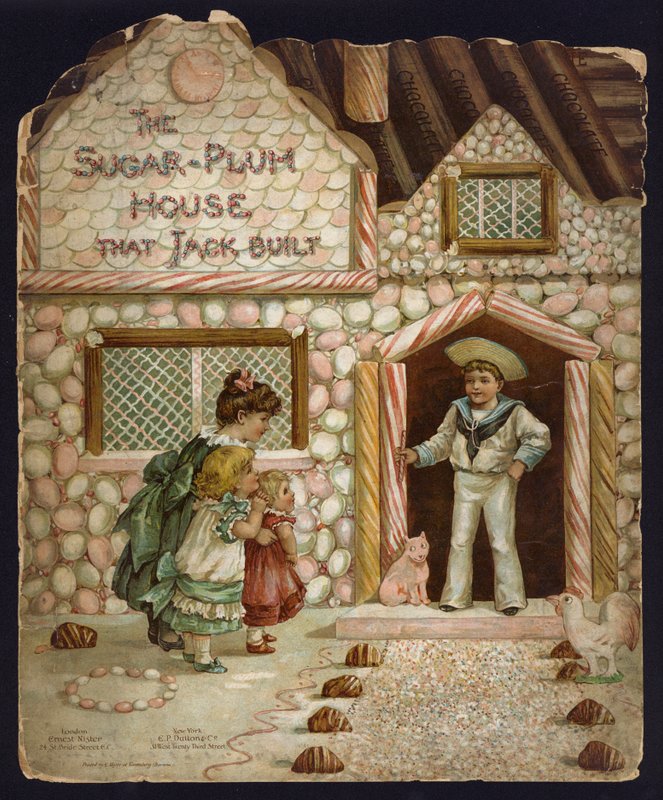 Sugar Plum House (cor litho) de English School