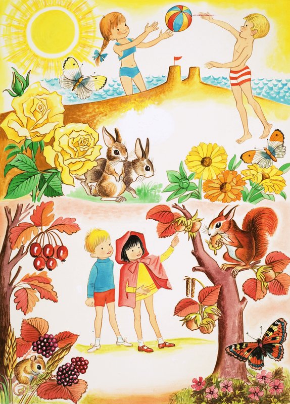 Verão e outono de English School