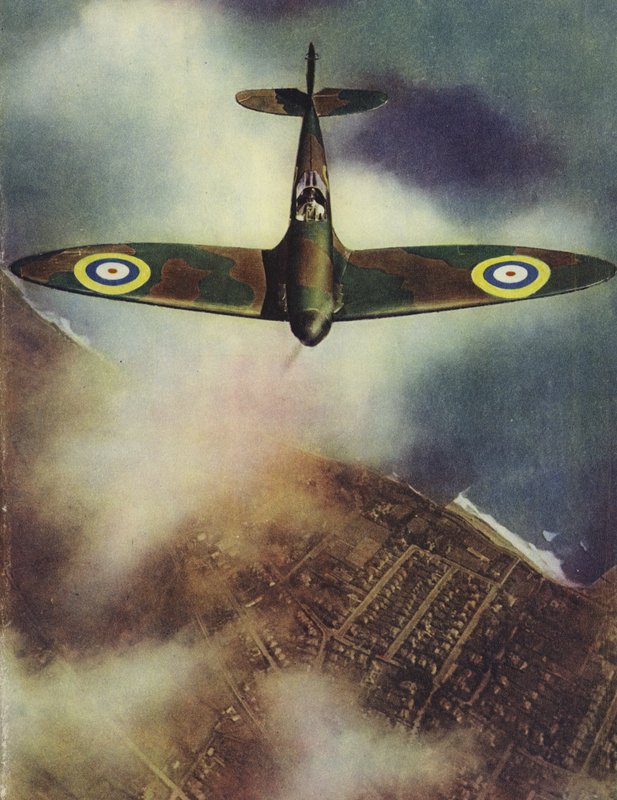 Supermarine Spitfire, c1940 de English School