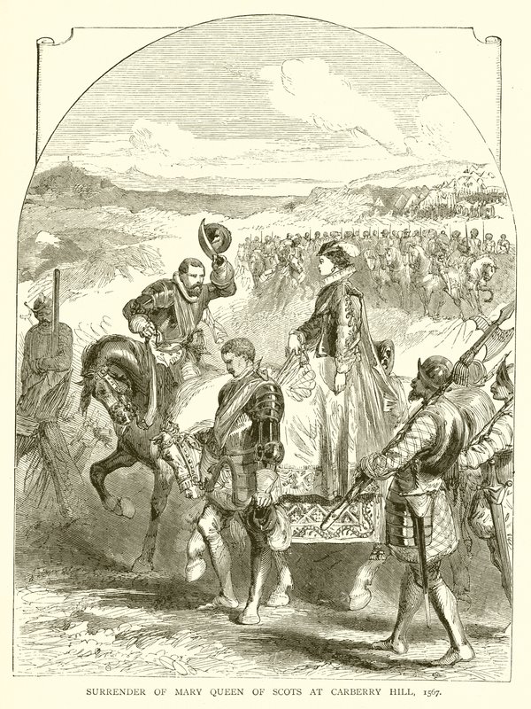 Rendição de Mary Queen of Scots em Carberry Hill, 1567 de English School