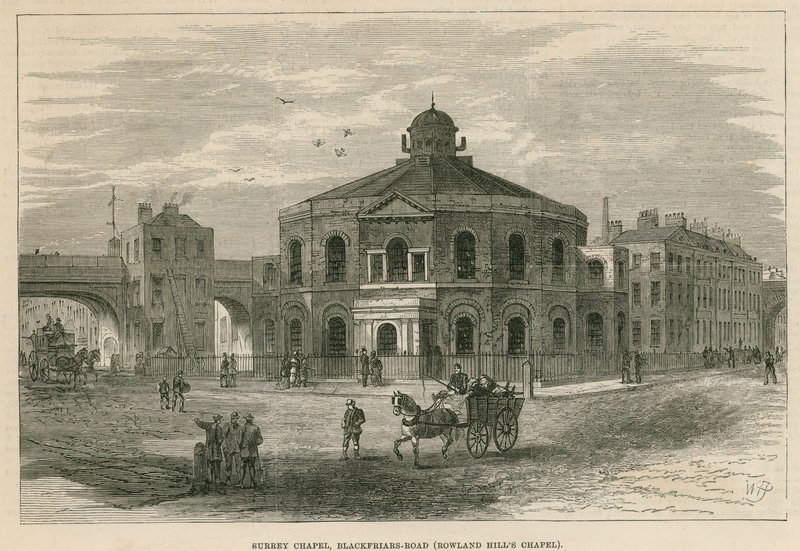 Surrey Chapel, Blackfriars Road, Southwark (Capela de Rowland Hills) de English School