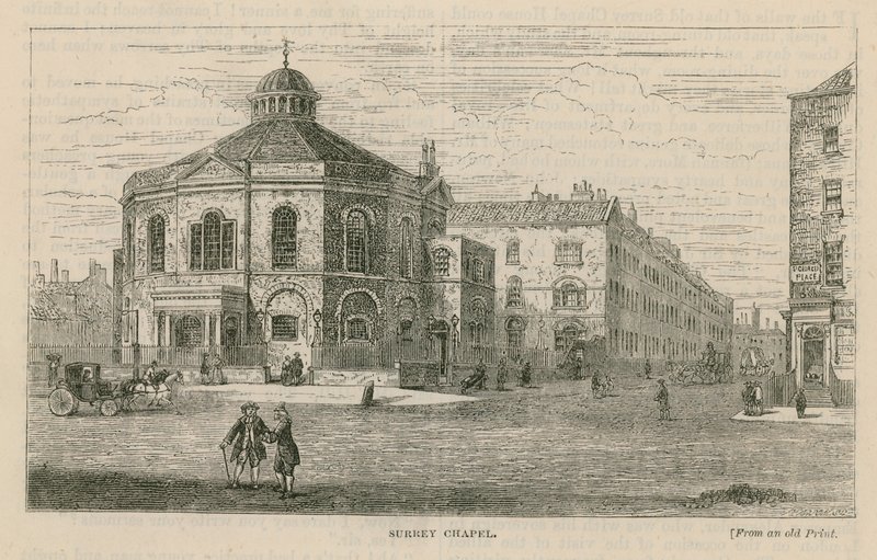 Surrey Chapel, Blackfriars Road, Southwark (Capela de Rowland Hills) de English School