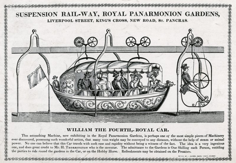 Ferrovia de suspensão, Royal Panarmonion Gardens de English School