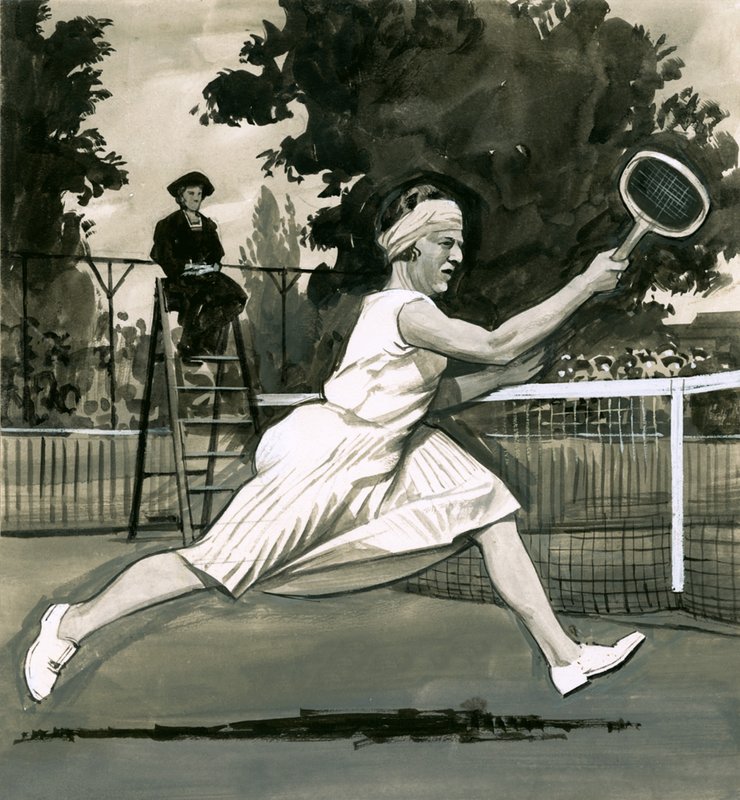 Suzanne Lenglen, campeã de singles feminina de English School