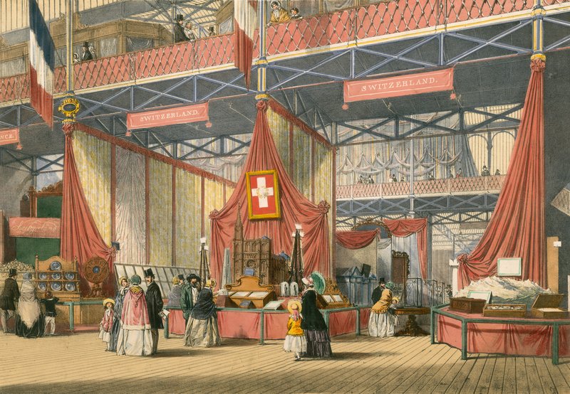 Seção suíça da Grande Exposição de 1851 de English School