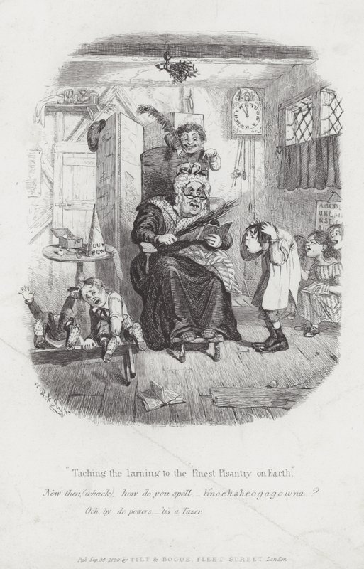 Taching the larning para o melhor Pisanter na Terra, 1840 de English School