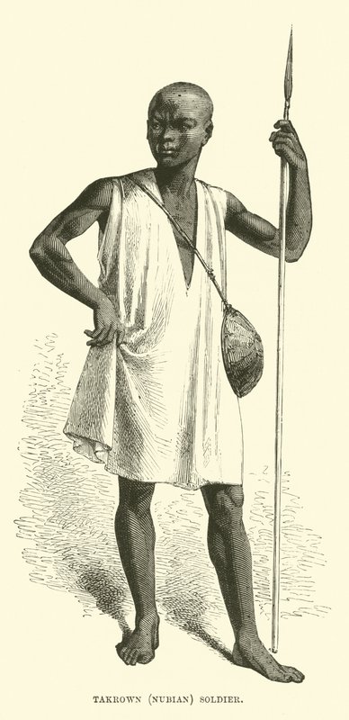 Takrown, soldado núbio de English School
