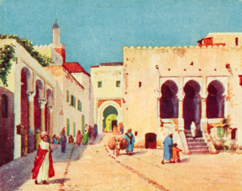 Tânger, Tribunais (litografia a cores) de English School