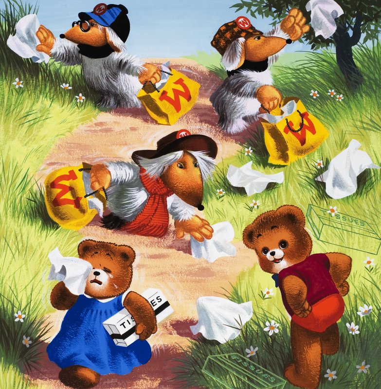 Ursinho de pelúcia (com objetos escondidos) de English School