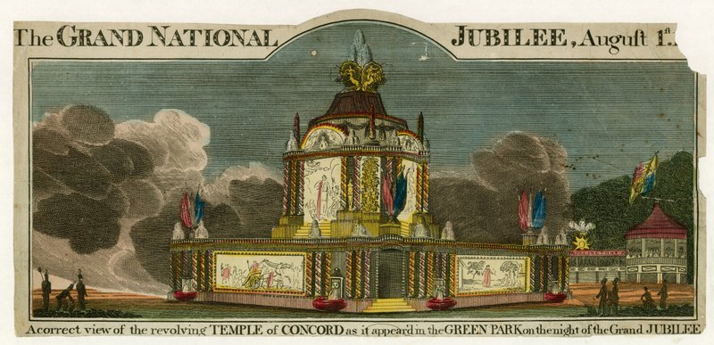 Templo da Concórdia para celebrar a paz de 1814 de English School
