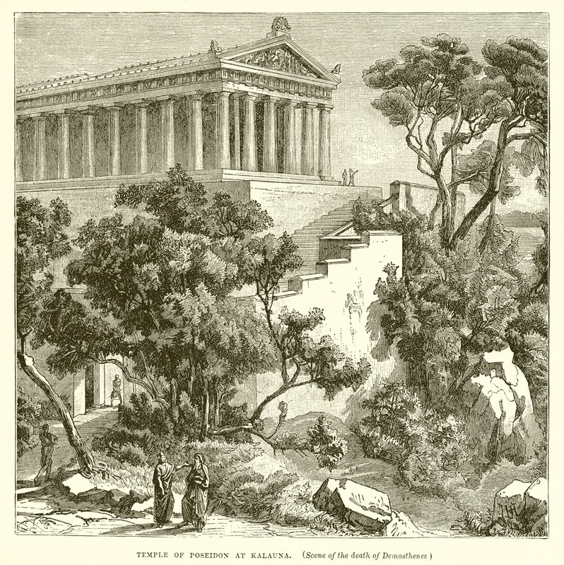 Templo de Poseidon e Kalauna de English School
