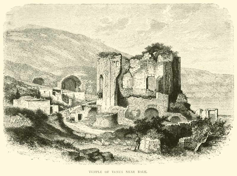Templo de Vênus perto de Baiae de English School