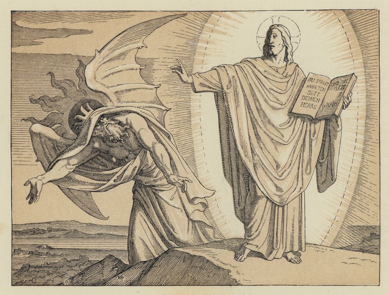 Tentação de Cristo (gravura) de English School