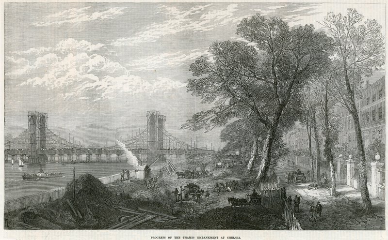 Thames Embankment no Chelsea de English School