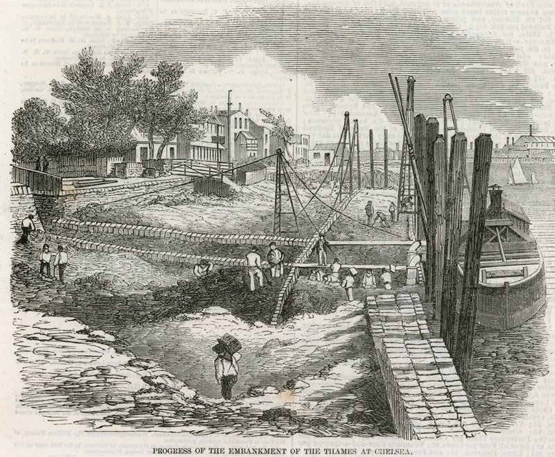 Thames Embankment no Chelsea de English School