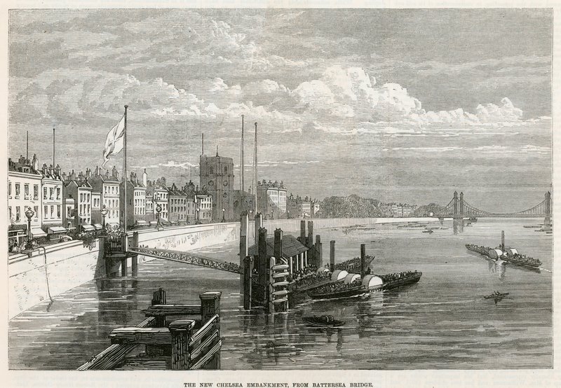 Thames Embankment no Chelsea de English School