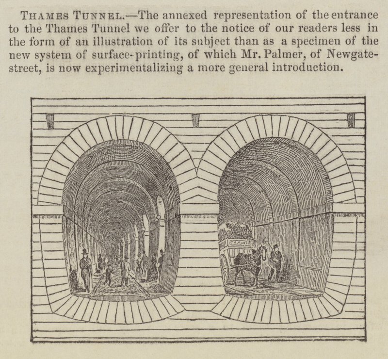 Túnel do Tamisa (gravura) de English School