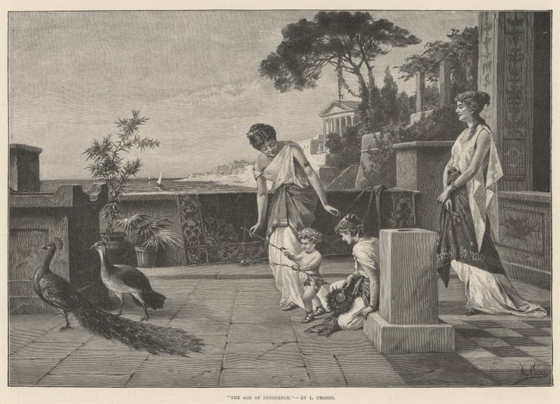 A Idade da Inocência (gravura) de English School