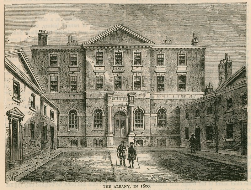 A Albany, Londres, em 1800 de English School