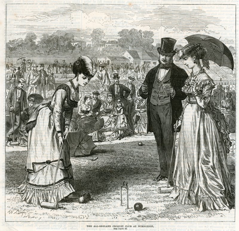 O Croquet Club de Toda a Inglaterra em Wimbledon de English School