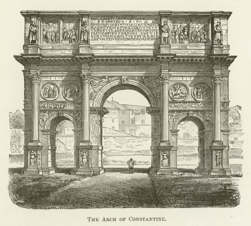 O arco de Constantino de English School