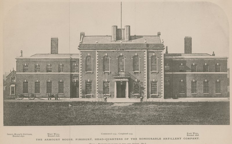 The Armory House, Finsbury, sede da Honorável Artillery Company de English School