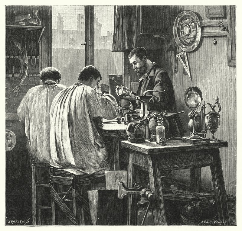 A Arte de Perseguir (gravura) de English School