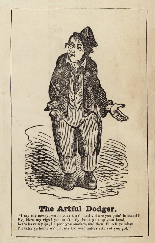 O Artful Dodger de Oliver Twist de English School