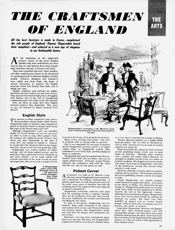 The Arts: The Craftsmen of England (litho) de English School