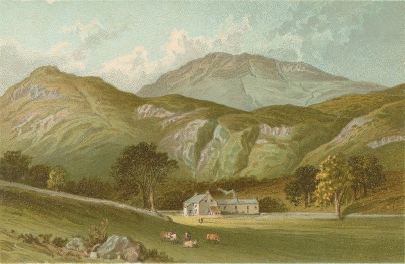 A ascensão de Ben Lomond de Rowardennan de English School