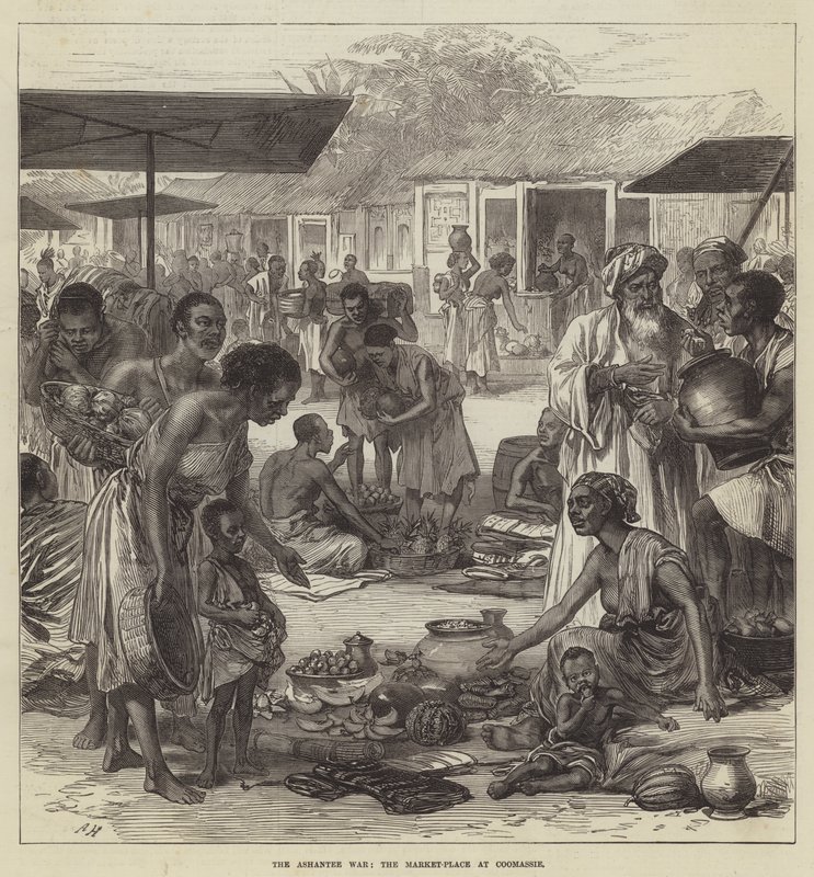 A Guerra de Ashantee, o Mercado - Colocar em Coomassie (gravação) de English School